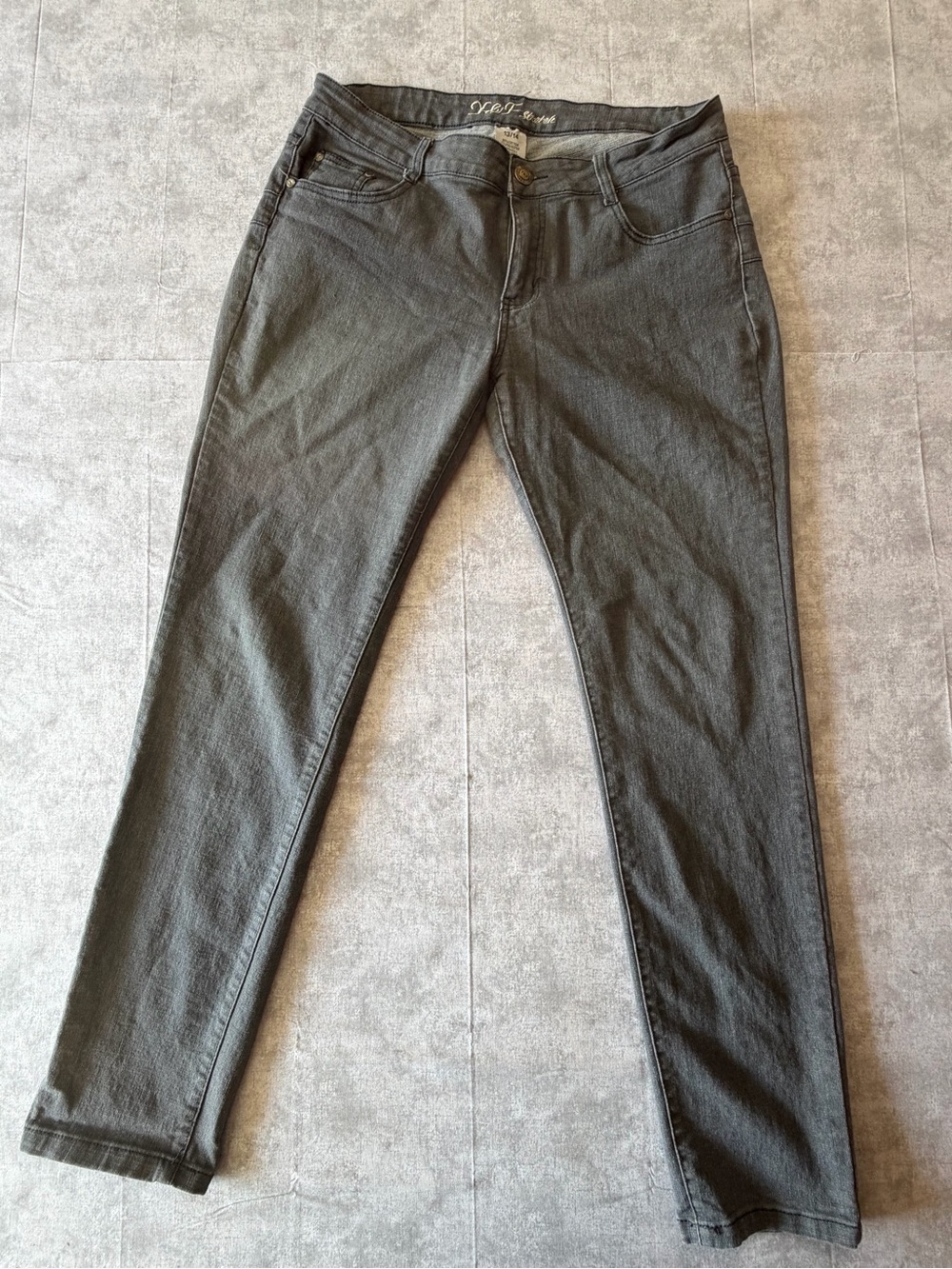 Y&f Ying Feng Stretch Denim Jeans Womens Size 3/4 Straight Leg Size 13/14